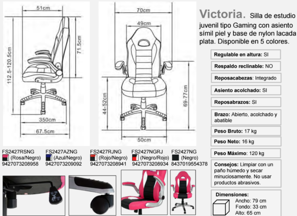 Silla Gaming Victoria - Imagen 5